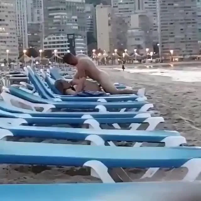 They Couldn’t Get Back Into the Hotel So They Just Fucked on the Beach Instead